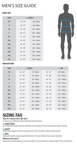 Size Chart – Intersport Mackay