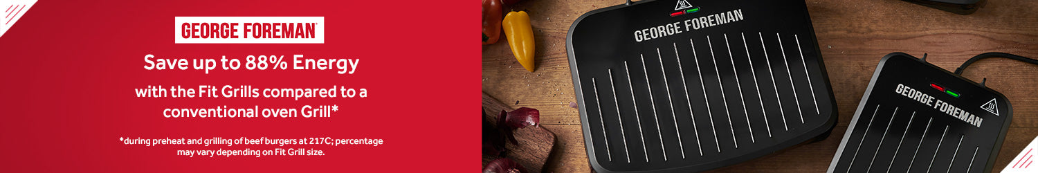 George Foreman Save Up to 88% Energy