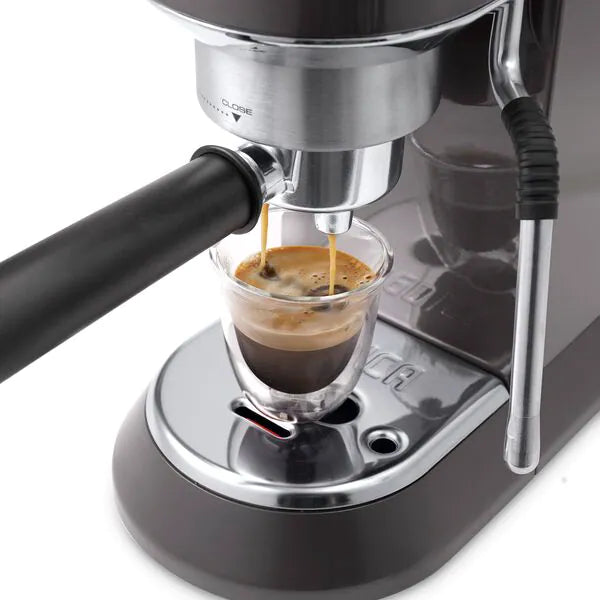 DeLonghi New Dedica Arte Manual Espresso Coffee Maker - Grey | EC885.GY