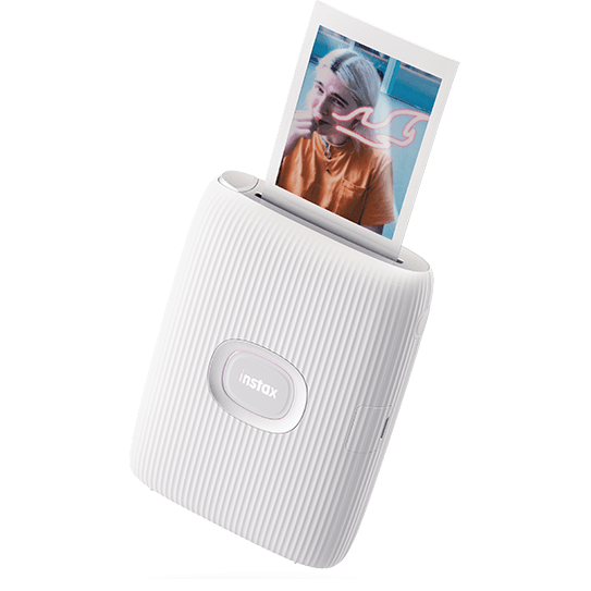 Fujifilm Instax mini Link 2 Smartphone Printer - Clay White | INSTAXML2WHITE from Instax - DID Electrical