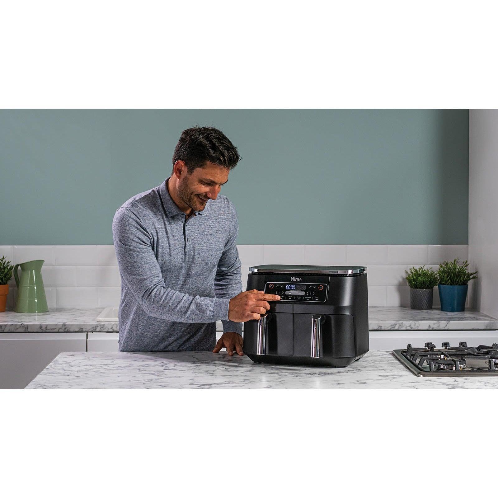 Ninja 7.6L 2400W Dual Zone Air Fryer - Grey | AF300UK