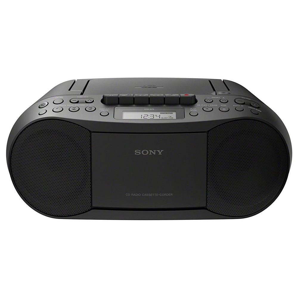 Sony CD & Cassette Boombox with Radio Black  - DID Electrical