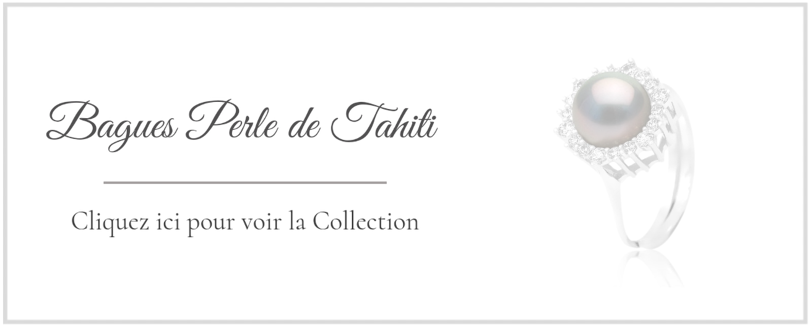 Collection Bagues Perle de Tahiti