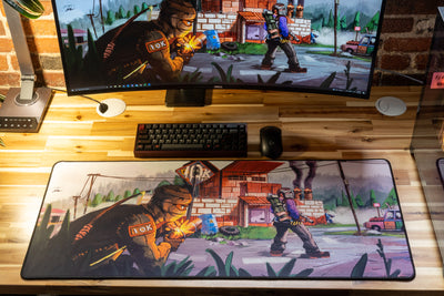 rust mouse pad