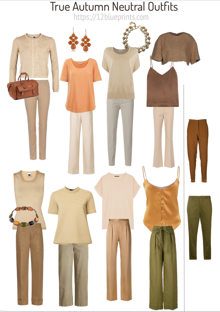 True Autumn Neutral Outfits