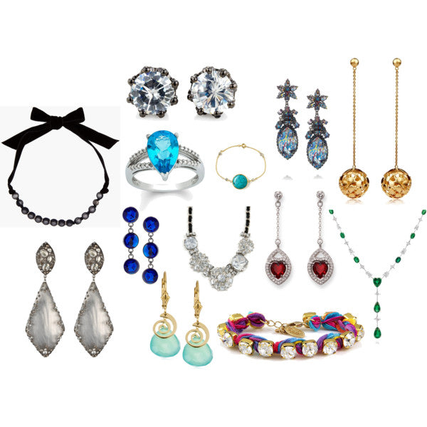 bright spring colour jewelry and accessories