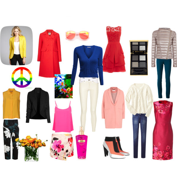 bright spring colour outfits