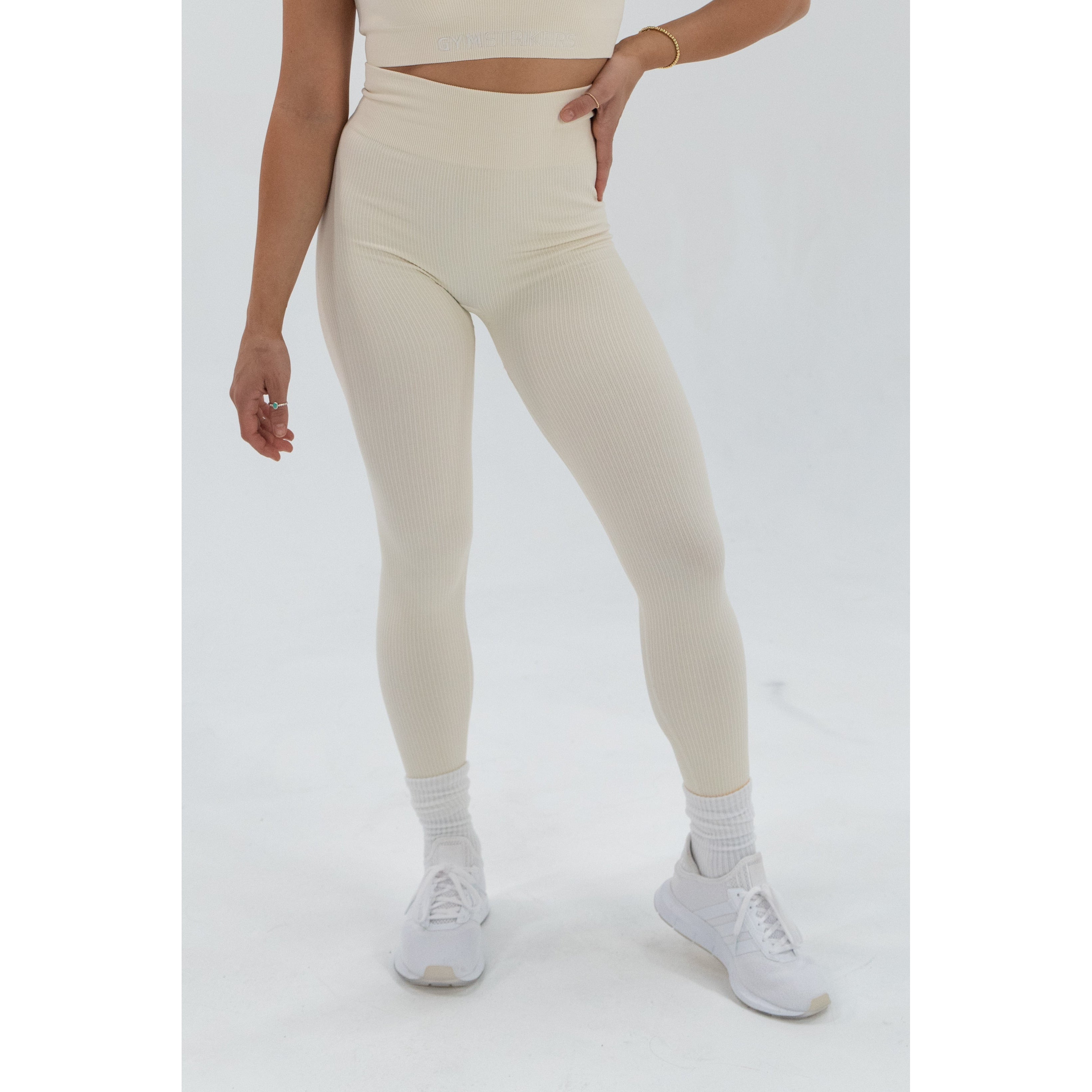 off white seamless leggings