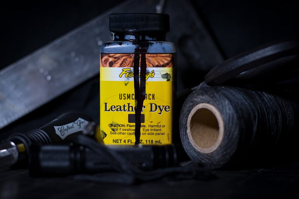 Using Deglazer When Dyeing Leather 