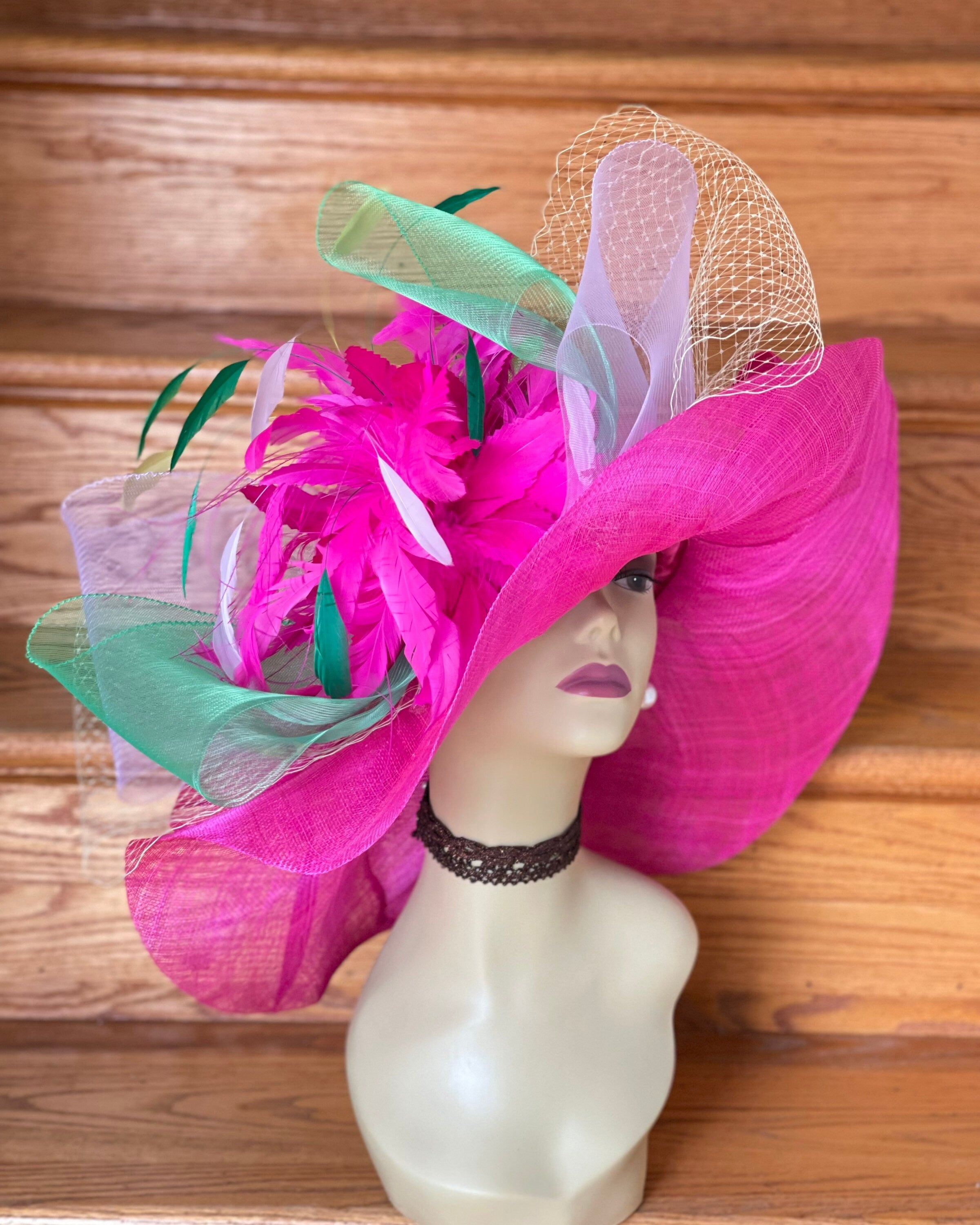 Hot Pink Flat Brim