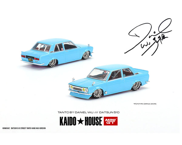 (Preorder) Kaido House x Mini GT 1:64 Datsun 510 Street Tanto By Daniel Wu  Version 2