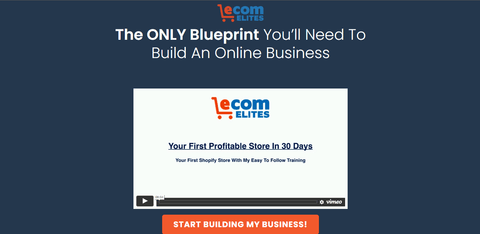 Ecom Elites paid dropshipping course