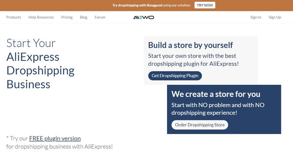 ali2woo pre built dropshipping business shopify pre made online ecommerce website online stores service adsellr