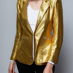 jacket woman gold color