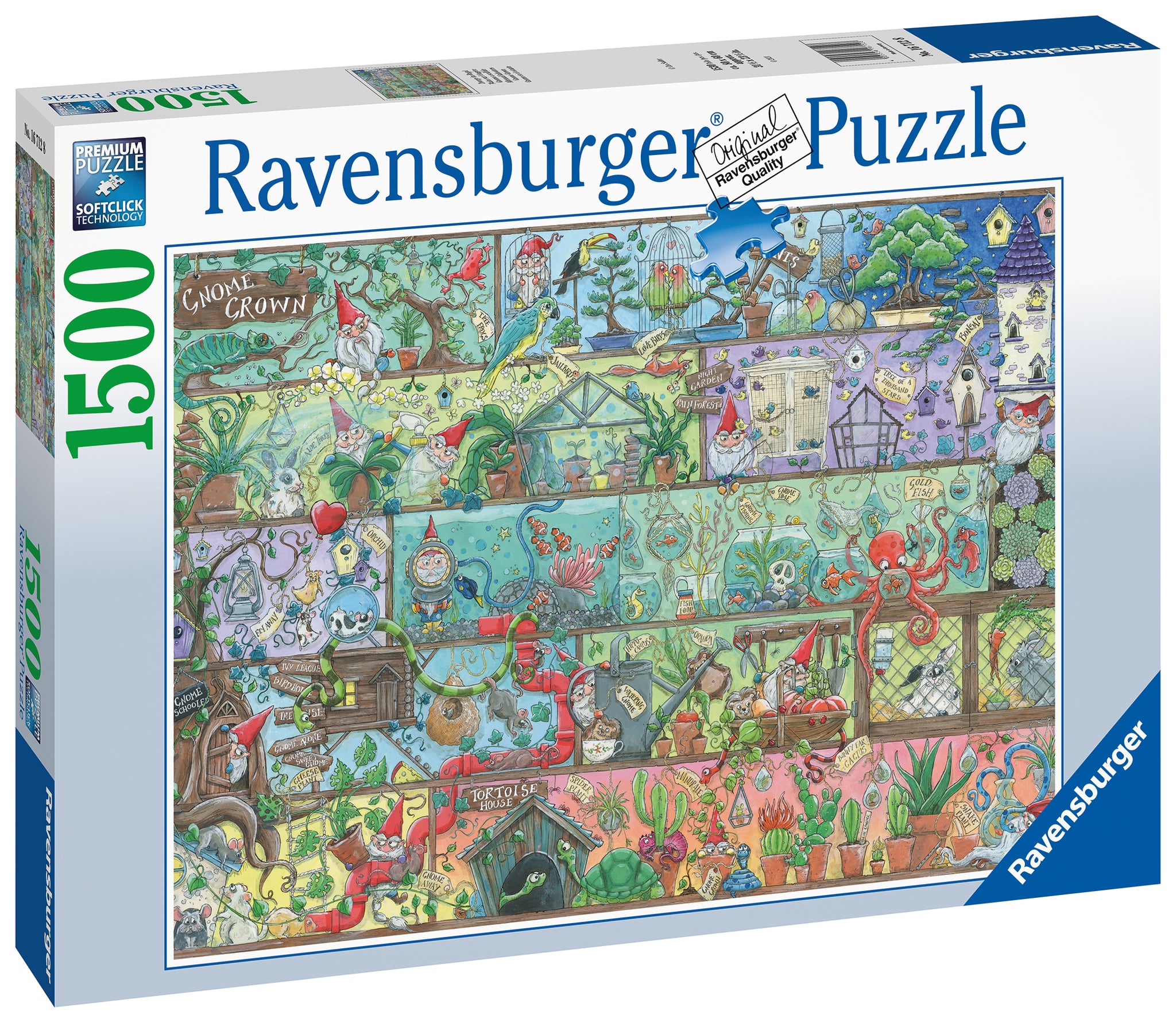Ravensburger | Gnome Grown - Zoe Sadler | 1500 Pieces | Jigsaw Puzzle ...