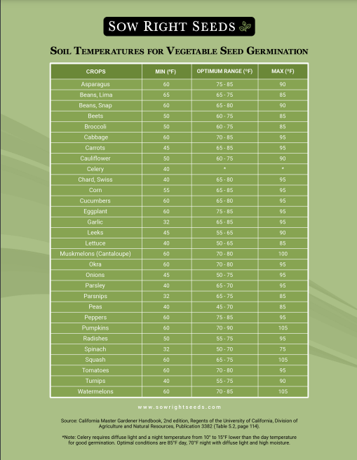 Soil Temperature for Higher Germination - Stutzmans Greenhouse