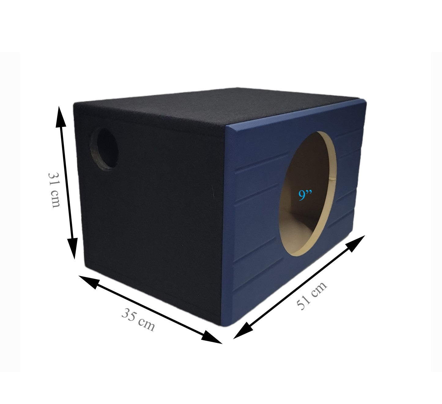 puente feo Un pan NZ-1P10PI-BL Cajon Acustico Porteado Para Subwoofer de 10 Pulgadas Col –  New Zone Península