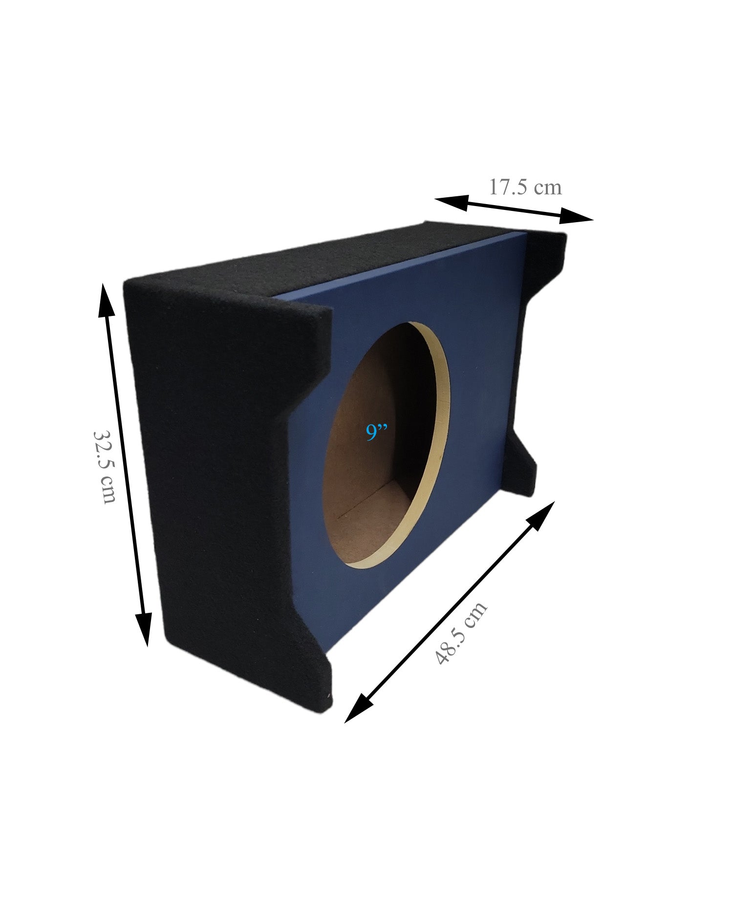 NZ-1S10PL-BL Cajon Acustico Sellado Para Subwoofer de 10 Colo – New Zone Península