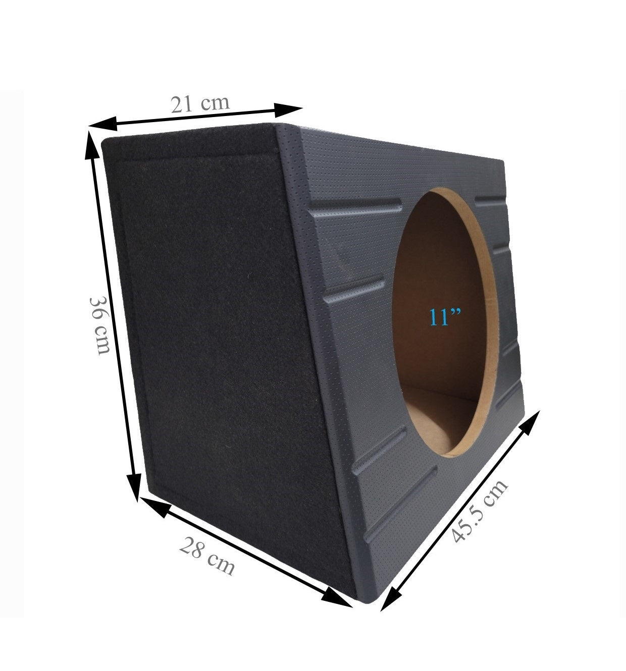 NZ-1S12TK-B Cajon Acustico Para Subwoofer de 12 Pulgadas – New Zone Península