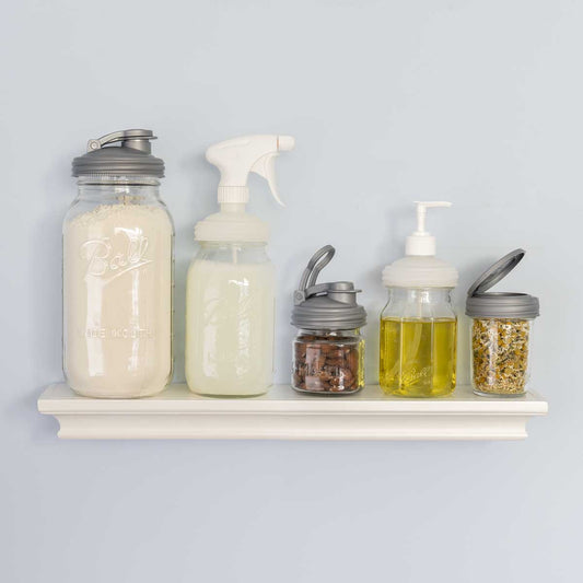 reCAP® Mason Jar Soap Dispenser Lid & Pump Cap, Regular Mouth