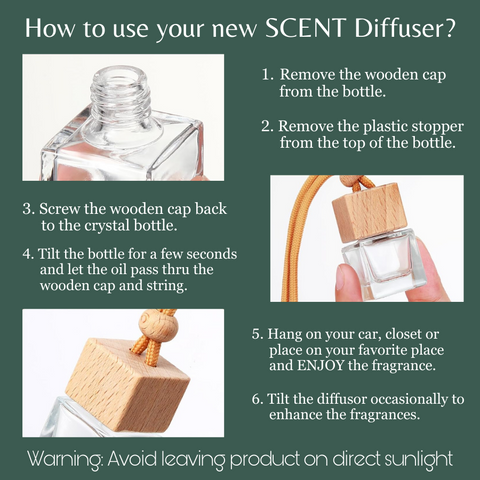 How to use your new SCENT Diffuser?