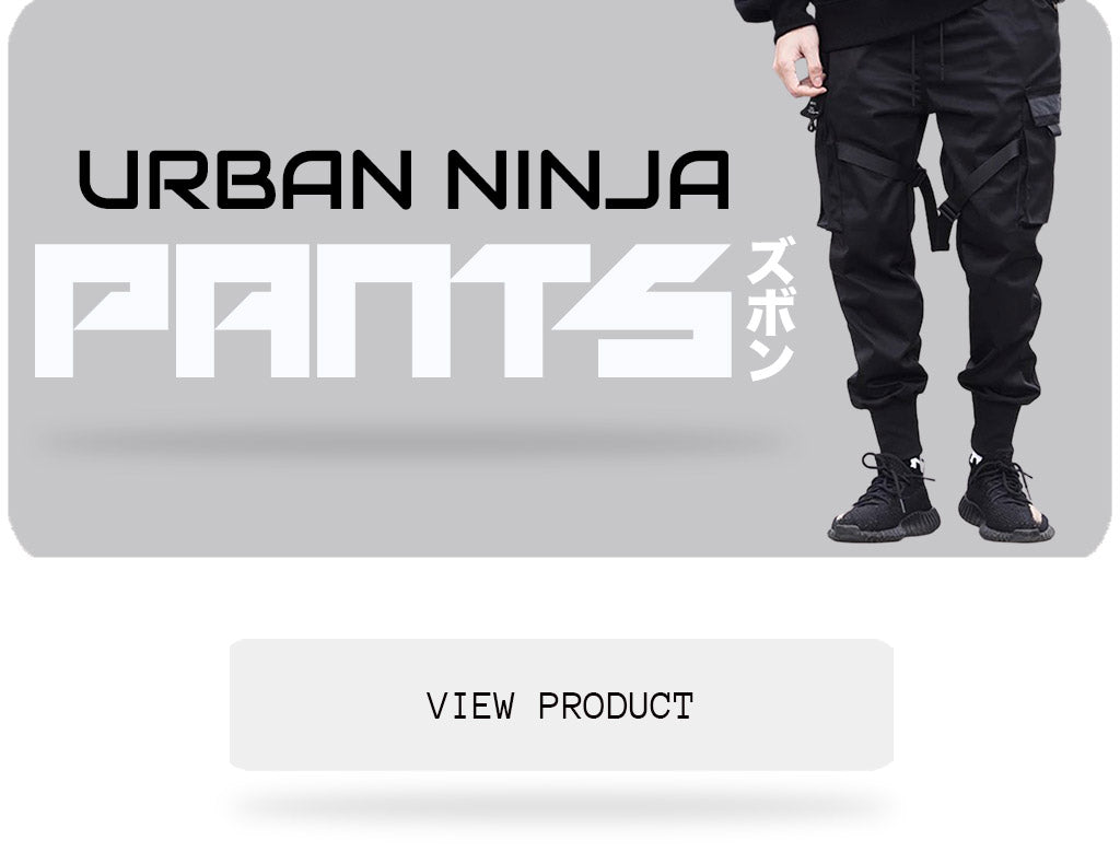 shop urban ninja pants for a black techwear outfit
