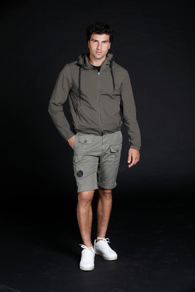 Chile Sport City man cargo pants in nylon and cotton Logo edition