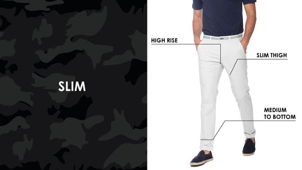 slim fit men's pants