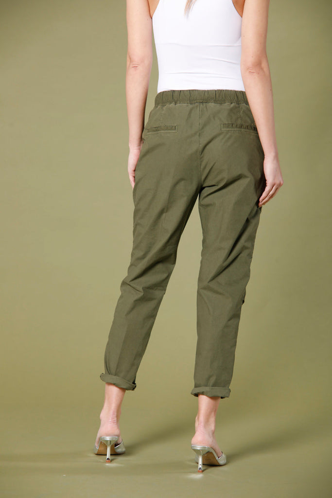 Pantalones Cargo Curvy de Mujer en Algodón y Tela Paracaídas Tencel, Mason's, Pantalones Cargo