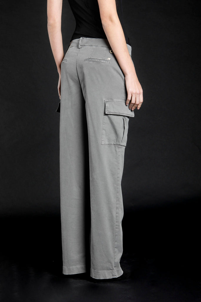 Grey Woman Cool Straight Fit Cargo Gabardine Trousers 3048907