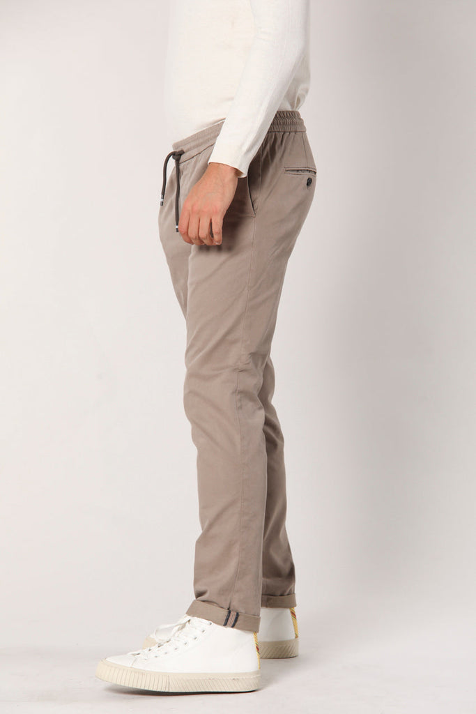 New York man chino jogger pants in tencel and cotton regular, Mason's