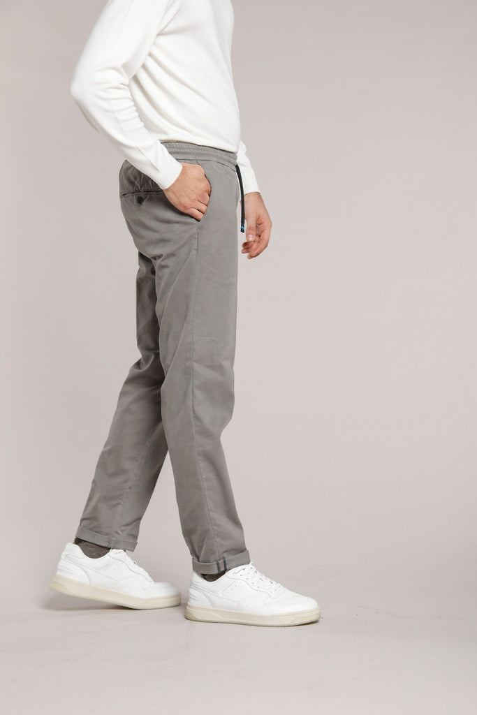 New York man chino jogger pants in tencel and cotton regular