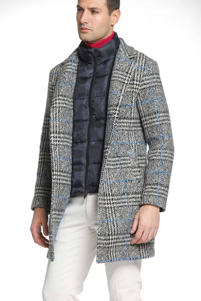 Los Angeles Manteau homme en laine avec motif résca - Mason's