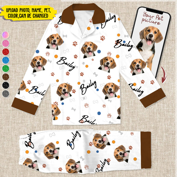 Personalized Custom Photo Dog Cat Pajamas HM221101PJ