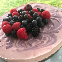 Rachel's Plan Bee Lemon Berry Vegan Cheesecake