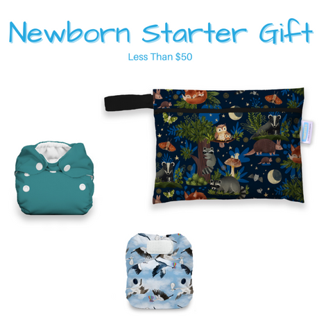 cloth diapers with text for newborn needs