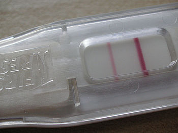 positive pregnancy test