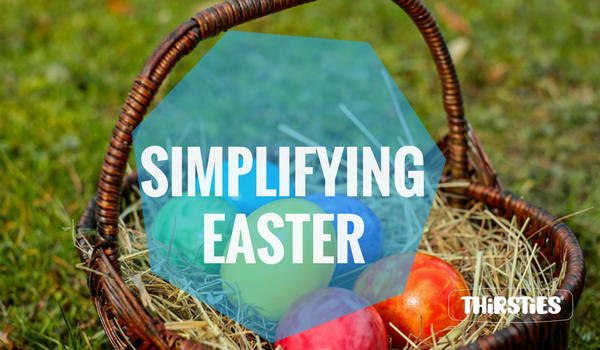 image of easter eggs with simplifying easter