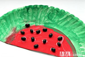 Easy-Watermelon-Paper-Plate-Craft-Letter-Ww