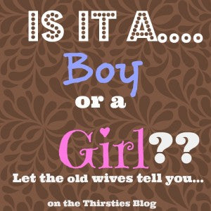 Girl or Boy Graphic. Thirsties
