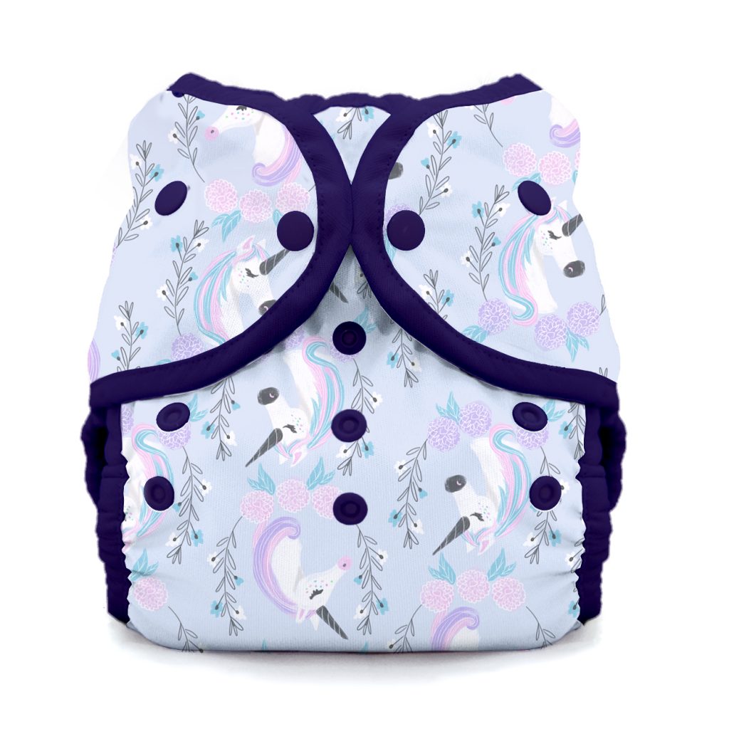 image of diaper with unicorn print