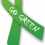 image of go green awareness ribbon