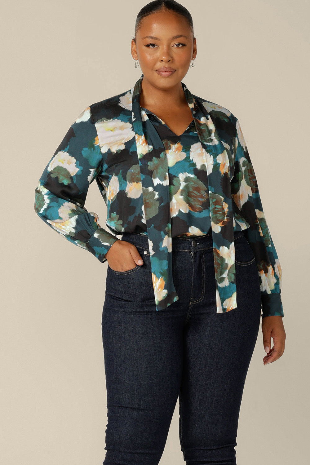 Matisse Shirt in Pom Pom Satin