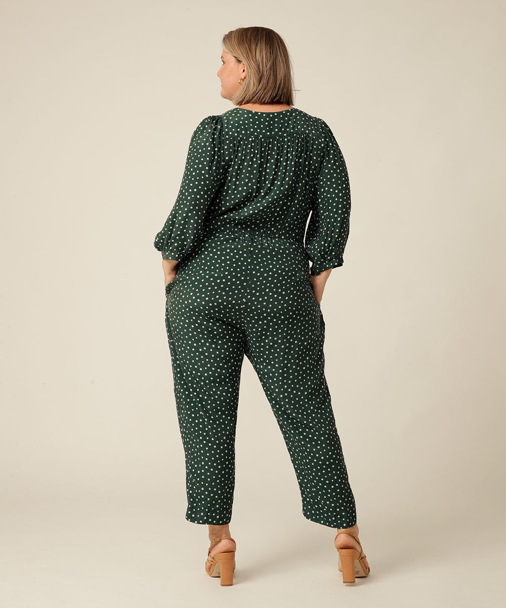 Parker Jumpsuit in Hunter Spot