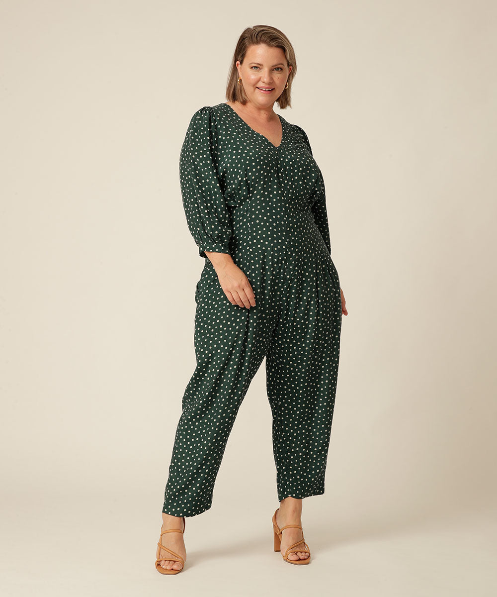 Parker Jumpsuit in Hunter Spot