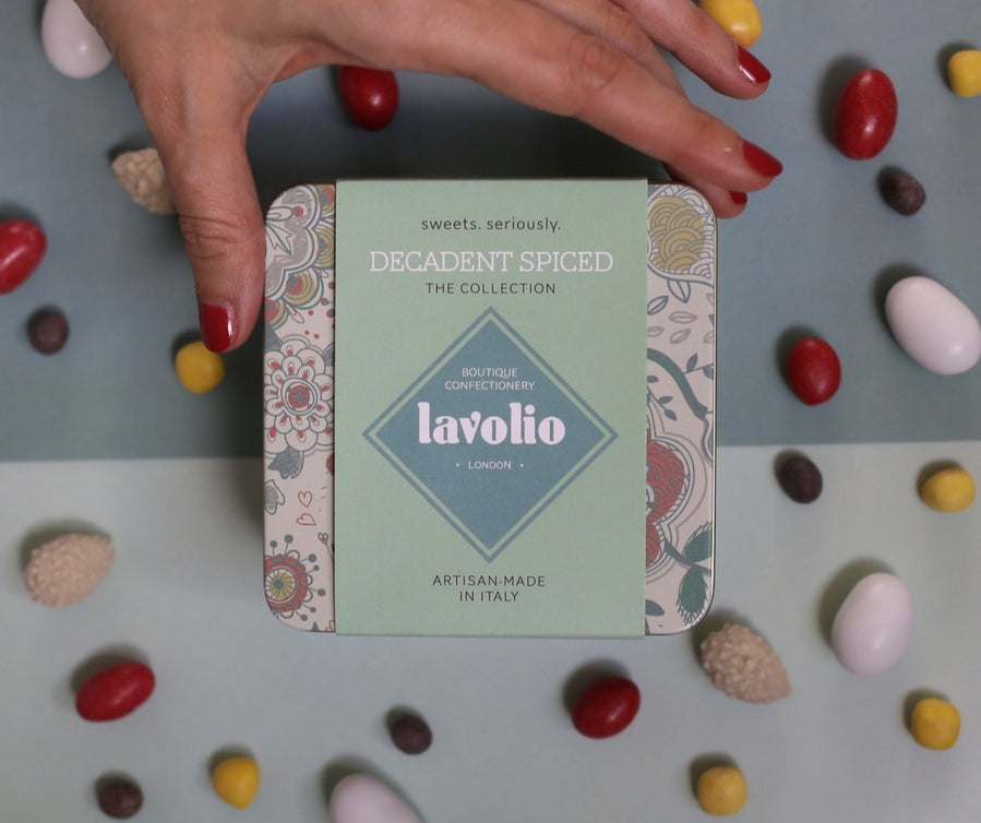 Lavolio Decadent Spiced innovative Italian artisan confectionery coffee beans aniseed pistachio chilli apple cinnamon IMG_4167 899 x754