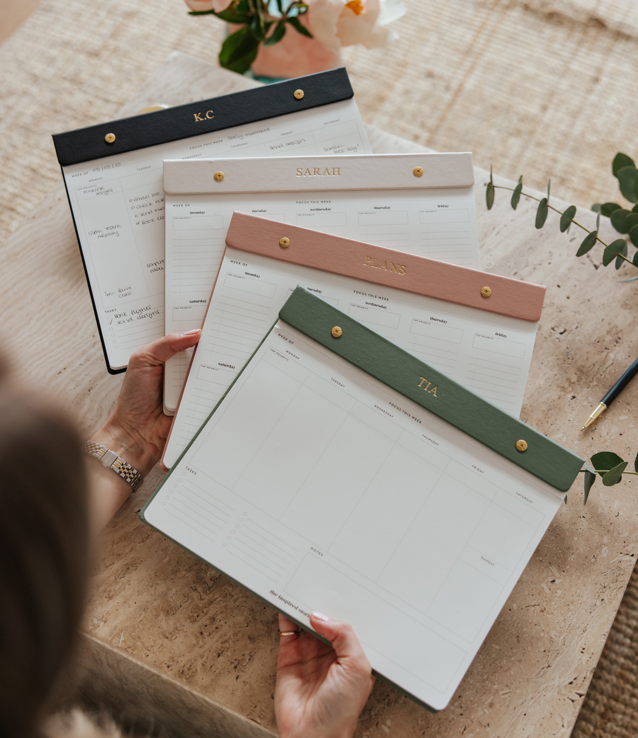 Refillable Weekly Notepad - Lined
