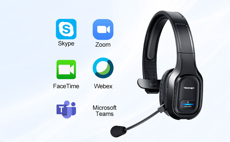 TECKNET Trucker Bluetooth Headset