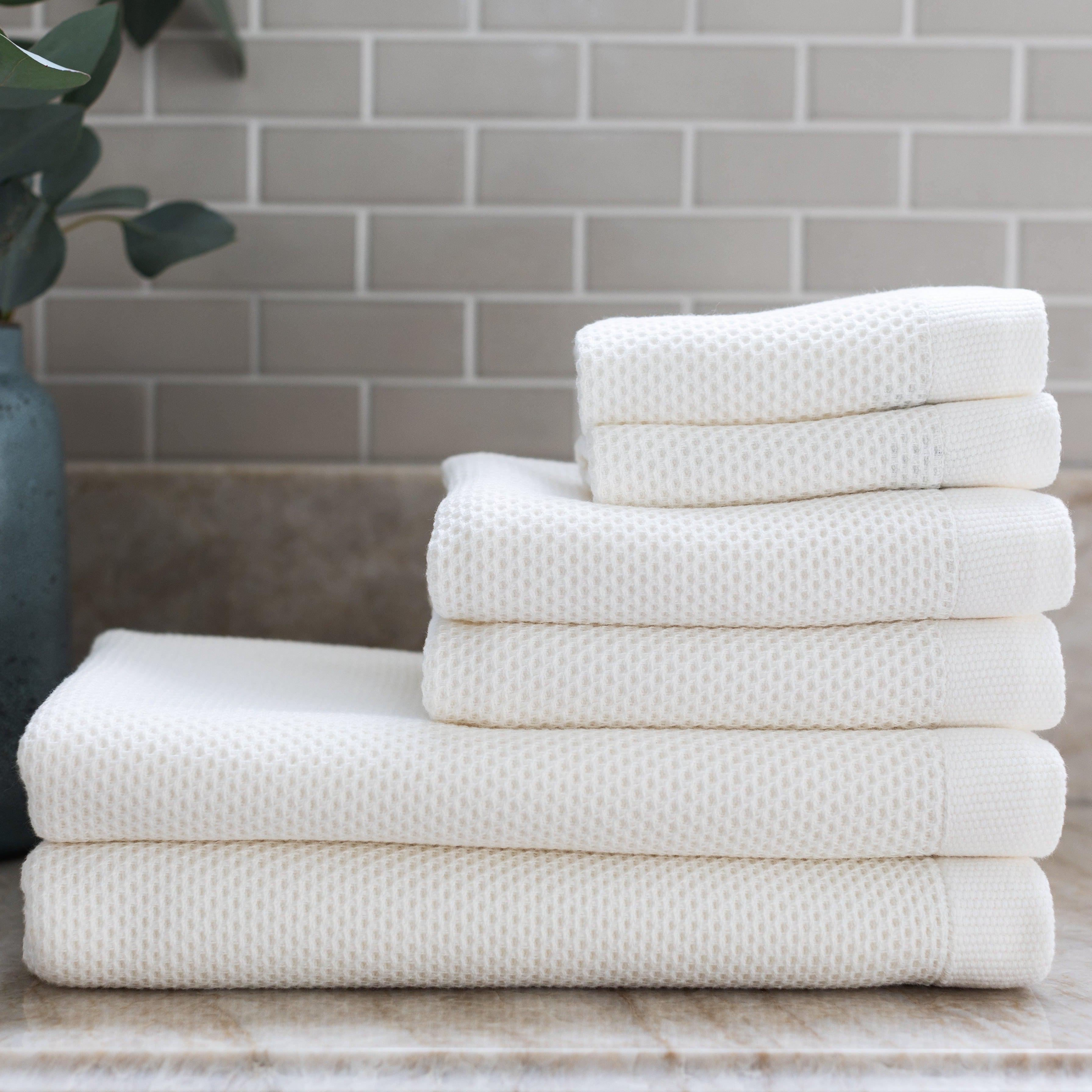 OLIVIA WAFFLE WEAVE TOWELS – The Loomia