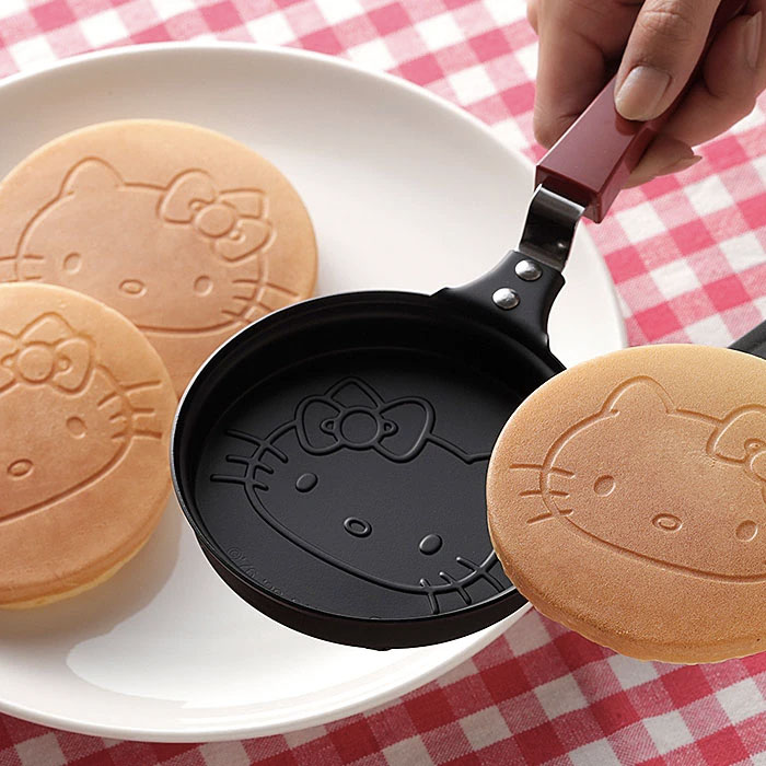 Hello Kitty logo mini pancake pan